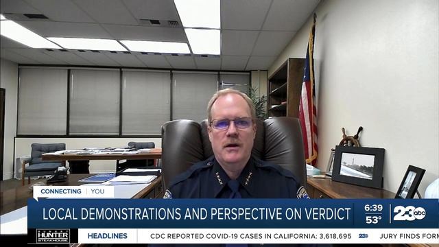 Bakersfield Police Chief Greg Terry shares thoughts on Derek Chauvin verdict смотреть онлайн