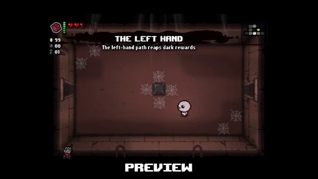 Binding of Isaac: Rebirth Item guide - The Left Hand смотреть онлайн
