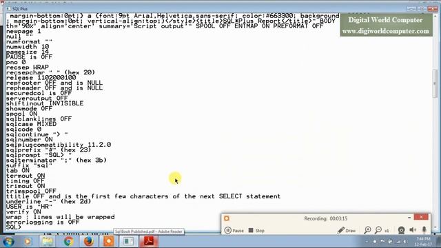 SQL Chapter 3 : BASIC ADVANCED COMMANDS смотреть онлайн