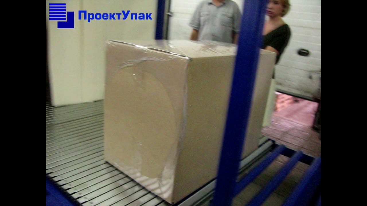 Упаковка коробок в термоусадку смотреть онлайн