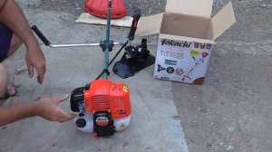 Мотокоса с электростартером (обзор и покос люцерны)