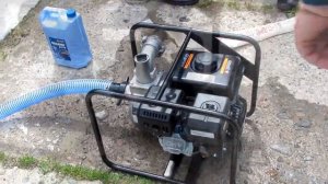 Как правильно начинать работу с мотопомпой (How to start working with Koshin motopomp) Koshin