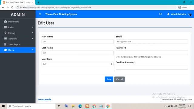 Park Ticketing Management System in PHP MySQL with Source Code смотреть онлайн