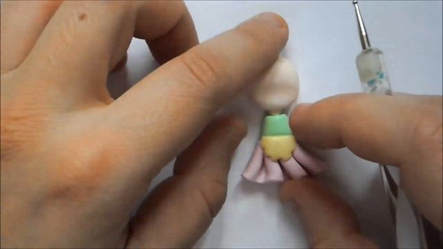 Tutorial Fimo Candy Doll Chibi - Polymerclay Tutorial Chibi Candy Doll