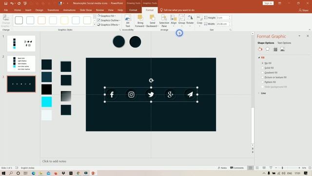 Neumorphism Dark Theme in PowerPoint смотреть онлайн