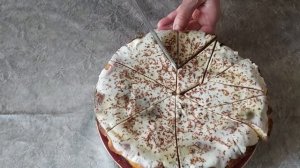 Оригинальная нарезка торта.