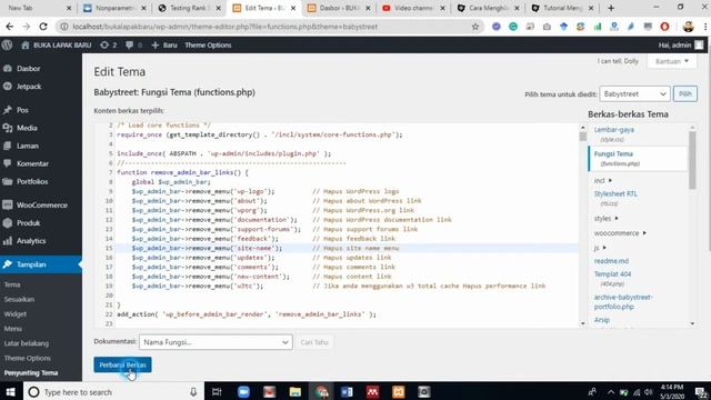 TUTORIAL SCRIPT HAPUS LOGO WORDPRESS #PART10 смотреть онлайн