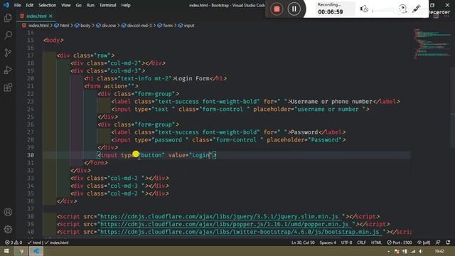 Bootstrap login and register form смотреть онлайн
