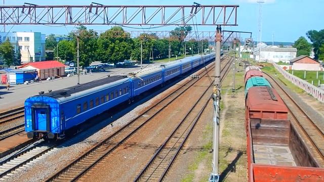 Отпровление Поезда Брест-Минск со Станции Ивацевичи смотреть онлайн