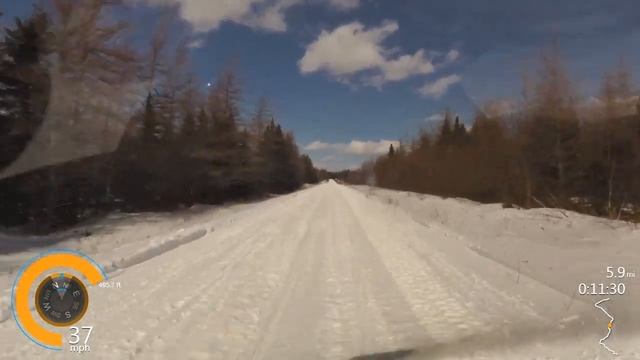 Arctic Cat Bearcat XT Z1, Rail Bed Trail, Clarenville to Terra Nova Village Part 3 смотреть онлайн