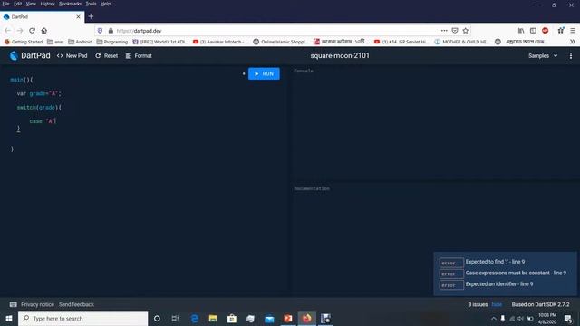 Dart Bangla Tutorial ! switch case Lecture 17 смотреть онлайн