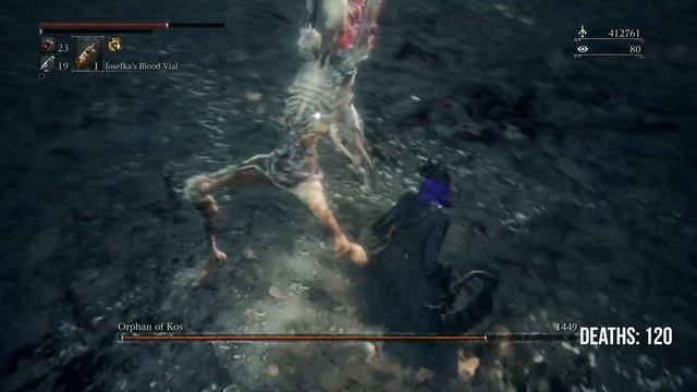 ORPHAN OF KOS BOSS FIGHT - BLOODBORNE THE OLD HUNTERS смотреть онлайн