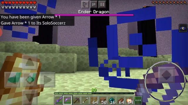 How To Defeat The Ender Dragon | Minecraft Pocket Edition смотреть онлайн