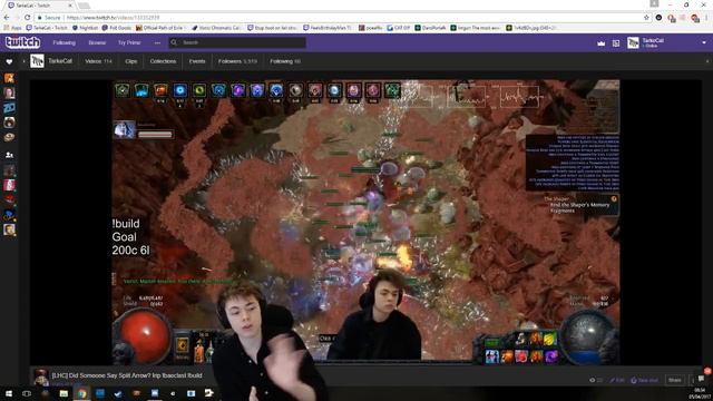 Tarke Talks Duo Play in Path of Exile смотреть онлайн