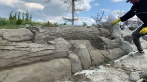 Бордюры и цветочники из Арт бетона.!!