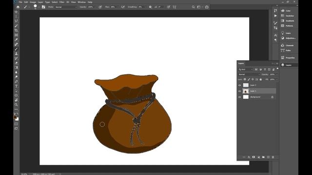 I этап "Рисуем атрибуты Мага Волшебника в Adobe Photoshop" смотреть онлайн