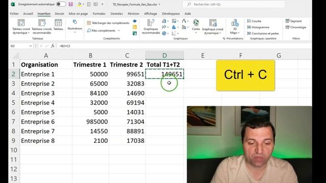 Excel recopier une formule vers le bas : 4 méthodes ? смотреть онлайн