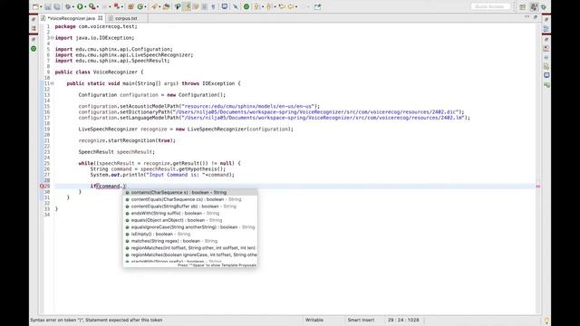 Create your own Simple Voice Command Recognition interface using java - Part 3 смотреть онлайн
