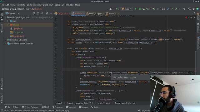 How to make a multi-threaded CPU pixel shader from scratch without GPU acceleration смотреть онлайн