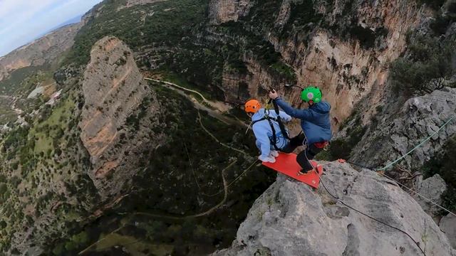 Ropejumping from Hidden Kingdom, Turkey | 220m смотреть онлайн