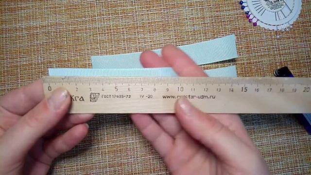 Простые бантики для волос. Милые бантики из лент шириной 2,5 см. Diy. бантики своими руками. смотреть онлайн