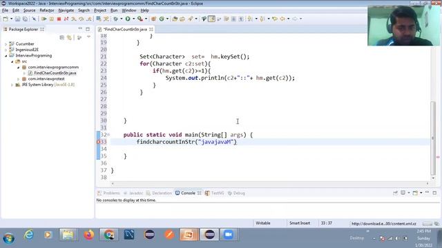 Q)Java Program to find the duplicate characters in a string. смотреть онлайн