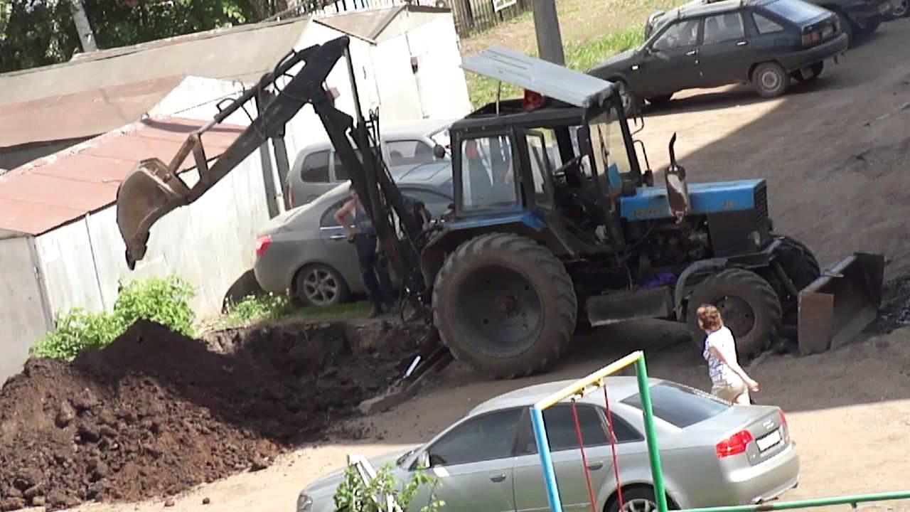 EO-2626 excavator based on MTZ-82.1 /// Экскаватор ЭО-2626 на базе МТЗ-82.1 смотреть онлайн
