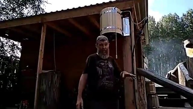 Ливень. Обливное устройство от ВВД в Живой Бане у Ивана. смотреть онлайн