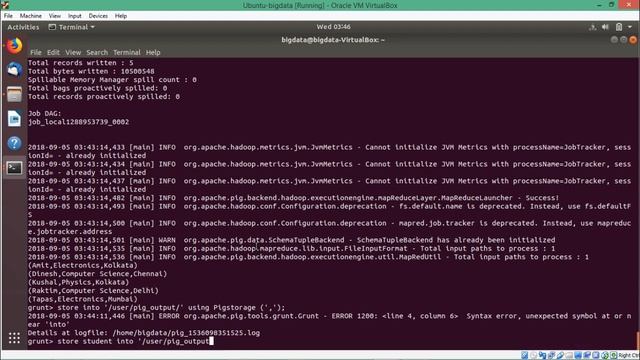 Store Pig Data into Disk смотреть онлайн