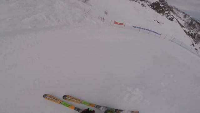 Роза Хутор Сочи 24 апреля 2016г. Анна, снег, скорость... смотреть онлайн