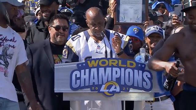 Rams Super Bowl Victory Parade Live смотреть онлайн