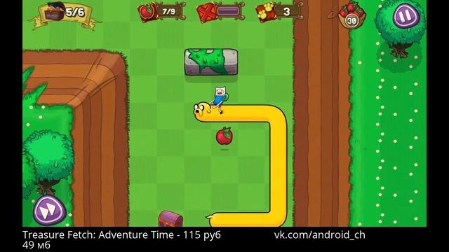 Treasure Fetch: Adventure Time - Погоня за сокровищами на Android(Review) смотреть онлайн