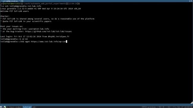 Submit an experiment with a8 nodes using the web portal смотреть онлайн