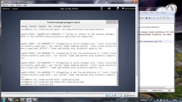 Install Web Server Debian 7 смотреть онлайн