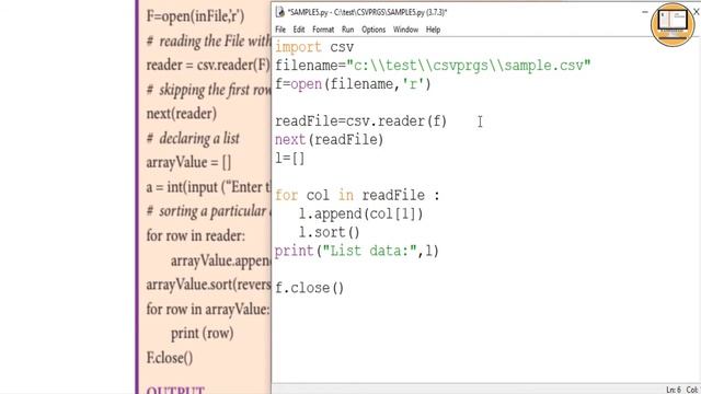 PART 5 || CHAPTER 13 || PYTHON AND CSV FILE || 12TH COMPUTER SCIENCE смотреть онлайн