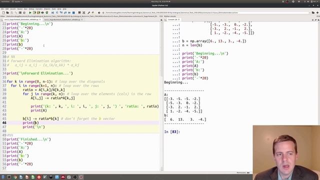 The Gauss Elimination Algorithm (ChEn 263 - Lecture 11) смотреть онлайн