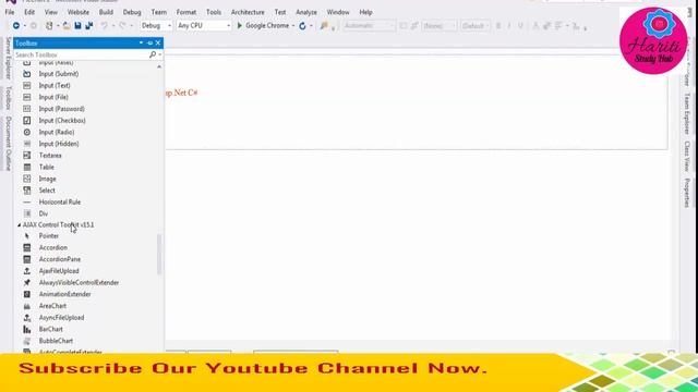Pie Chart Control Using Ajax Toolkit in Asp.Net Website C# | Hindi | Free Online Class смотреть онлайн
