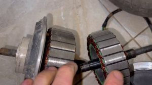 Самодельное мотор-колесо 4 в одном.  Ширина магнитов 14см. Часть 1