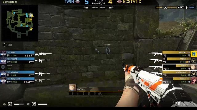 ECSTATIC Ancient B Rush (CS:GO Strategy) смотреть онлайн