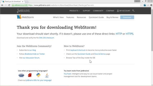 How to Download and Install WebStorm IDE смотреть онлайн