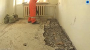 Демонтаж старой стяжки