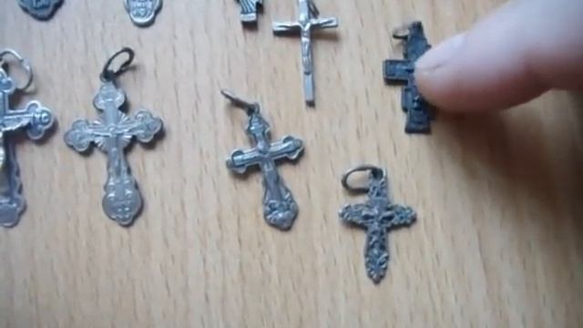 Мои серебренные крестики + посылка.My silver crosses + the parcel. смотреть онлайн