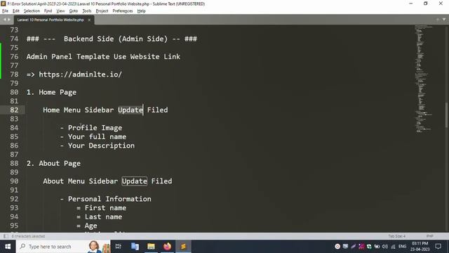 #1- Introduction | Laravel 10 Personal Portfolio Website | Laravel 10 смотреть онлайн