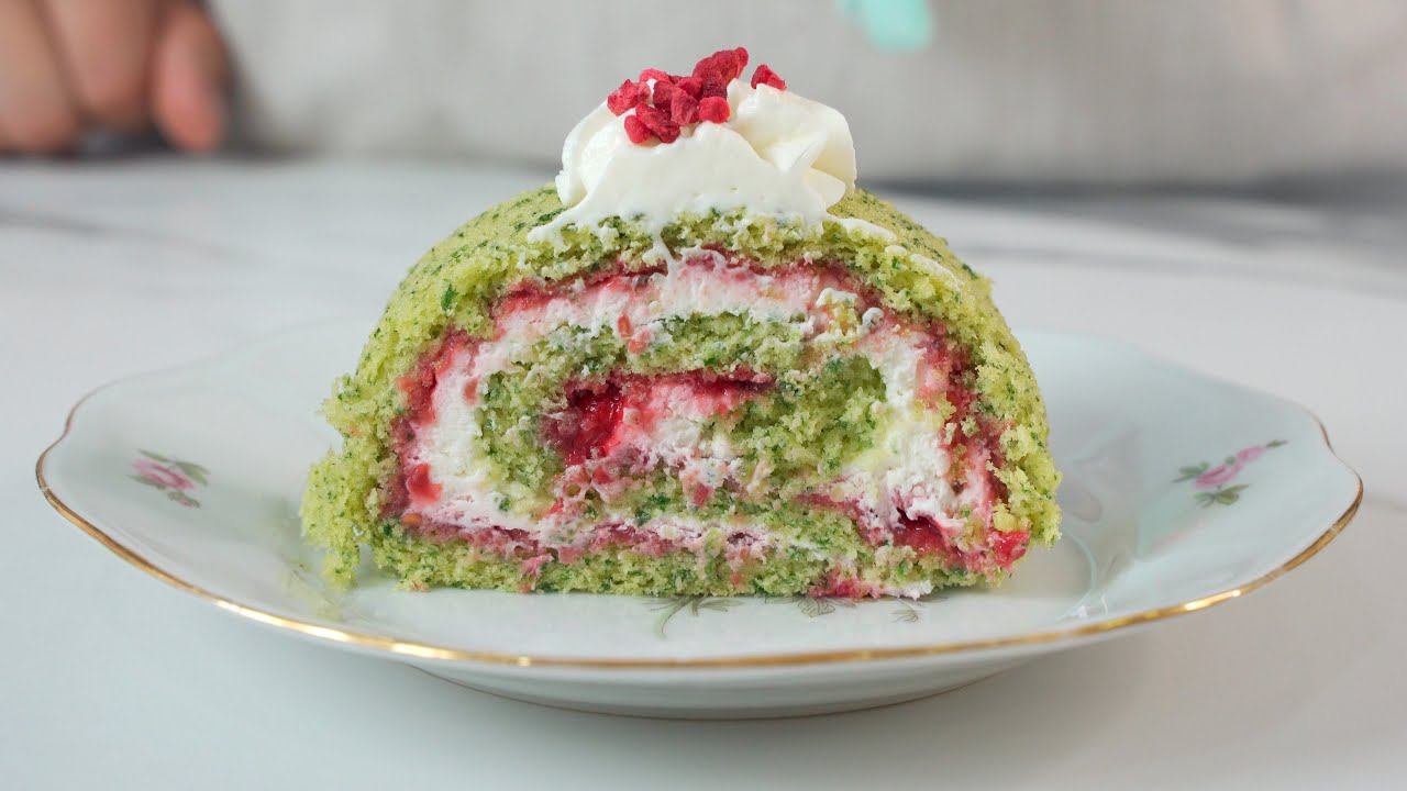 Популярный ЛЕТНИЙ десерт. ИЗУМРУДНЫЙ рулет - Я - ТОРТодел! смотреть онлайн