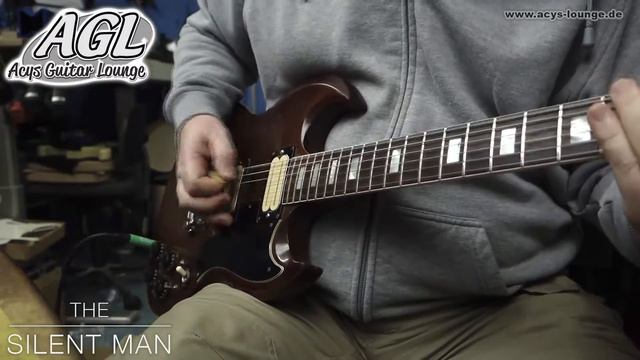 AGL 1972 Gibson SG old Bill Lawrence Pickups смотреть онлайн