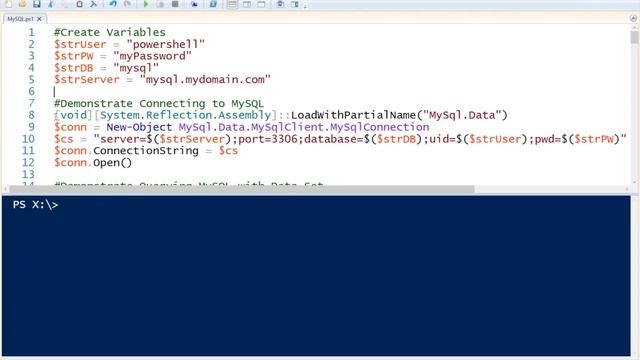 Windows PowerShell - How to - MySQL смотреть онлайн