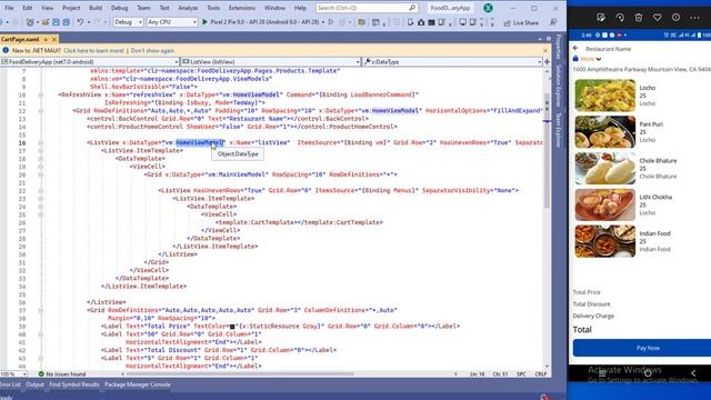 Food Delivery App - Cart Page смотреть онлайн