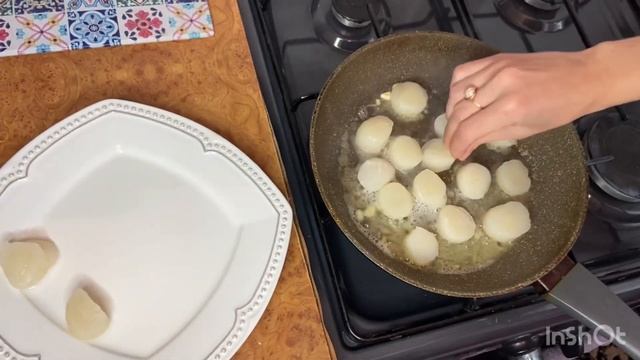 Вкусные гребешки на сковороде , самый лучший и быстрый рецепт !!! смотреть онлайн