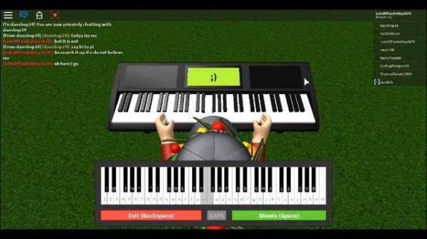 How to play flight of the bumble bee on the roblox piano notes in desc