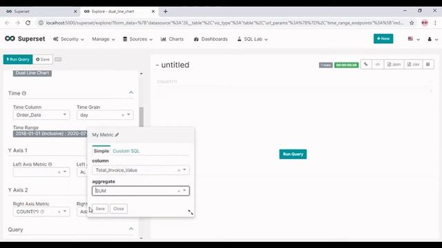 Apache Superset-How to Create Dual Axis Line Chart смотреть онлайн